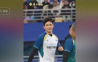 孙杨足球赛亮相，与名将组队，司职前锋。